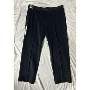Haggar Mens 42x32 Premium Stretch Corduroy Pants Classic Fit Dusk Grey NWT